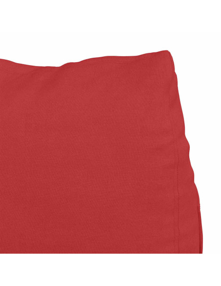 Cuscino per Schiena Rosso 60 x 20 x 50 cm Tessuto