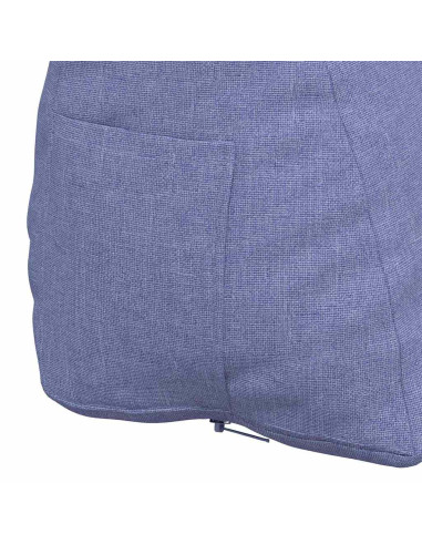 Cuscino per Schiena Blu jeans 60 x 20 x 50 cm Tessuto