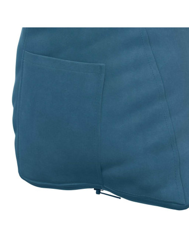 Cuscino per Schiena Blu 60 x 20 x 50 cm Tessuto in Cords