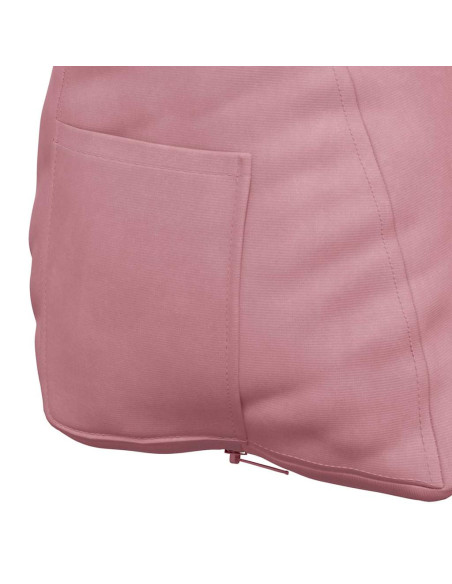 Cuscino per Schiena Rosa 60 x 20 x 50 cm Tessuto in Cords