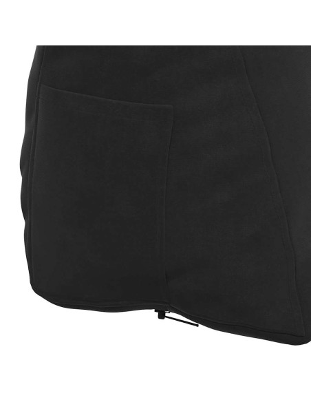 Cuscino per Schiena Nero 60 x 20 x 50 cm Tessuto in Cords