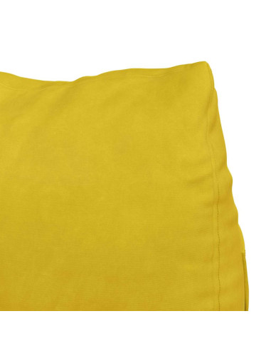 Cuscino per Schiena Giallo 60 x 20 x 50 cm Tessuto in Cords