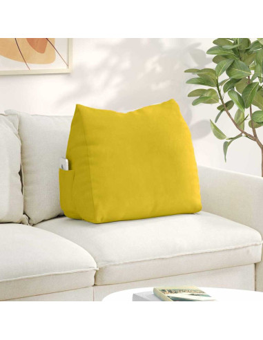 Cuscino per Schiena Giallo 60 x 20 x 50 cm Tessuto in Cords
