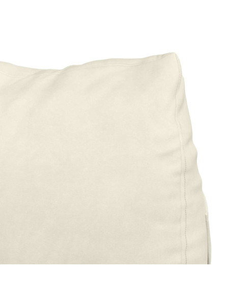 Cuscino per Schiena Crema 60 x 20 x 50 cm Tessuto in Cords