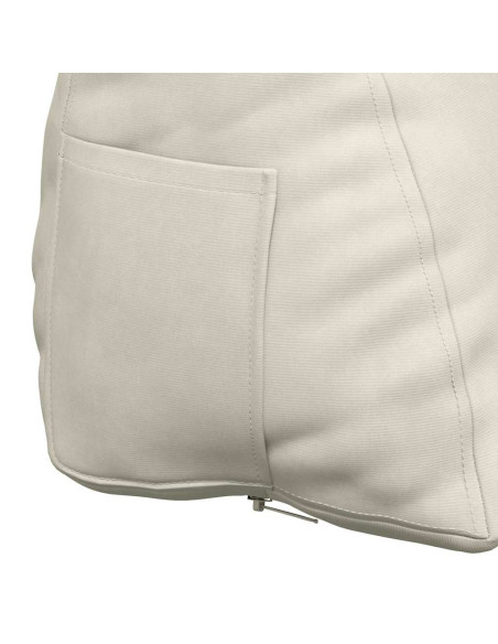 Cuscino per Schiena Crema 60 x 20 x 50 cm Tessuto in Cords