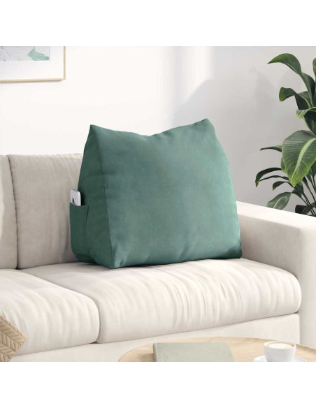 Cuscino per Schiena Verde Mare 60 x 20 x 50 cm Tessuto in Cords