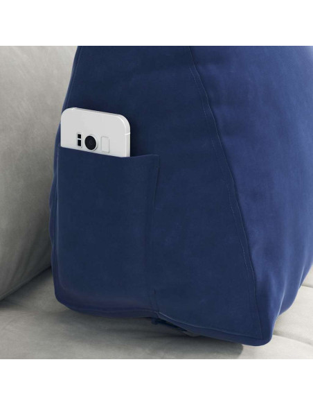 Cuscino per Schiena Blu Polizia 60 x 20 x 50 cm