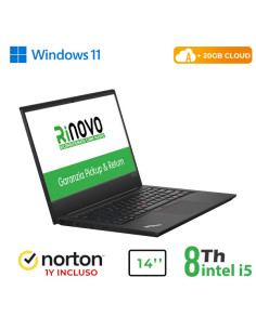 RINOVO LENOVO NB THINKPAD REFURBISHED E490 I5-8X00 DDR4 16GB SSD 256GB 14" W11P CLOUD20G GRADE A 1Y
