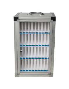 ATLANTIS ARMADIETTO PORTA SMARTPHONE 36 SLOT E80-SLK36 - ALLUMINIO (RICHIEDI BID EDU)