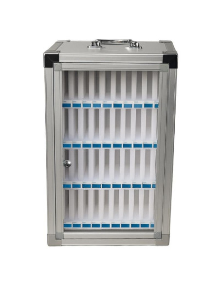 ATLANTIS ARMADIETTO PORTA SMARTPHONE 36 SLOT E80-SLK36 - ALLUMINIO (RICHIEDI BID EDU)