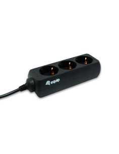 Equip 333280 prolunghe e multiple 1,1 m 3 presa(e) AC Nero