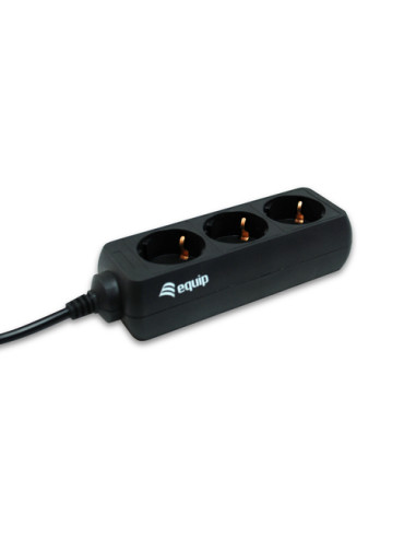 Equip 333280 prolunghe e multiple 1,1 m 3 presa(e) AC Nero
