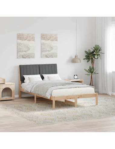Struttura del letto Marrone 120 x 200 cm Pino massello