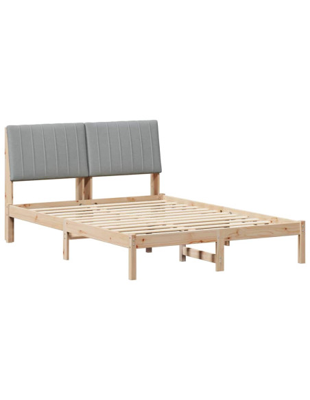 Struttura del letto Marrone 135 x 190 cm Pino massello