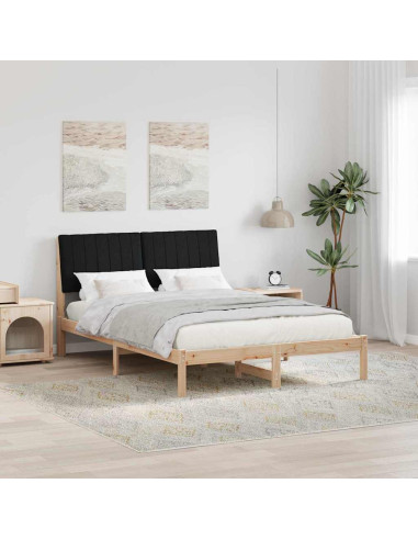 Struttura del letto Marrone 135 x 190 cm Pino massello