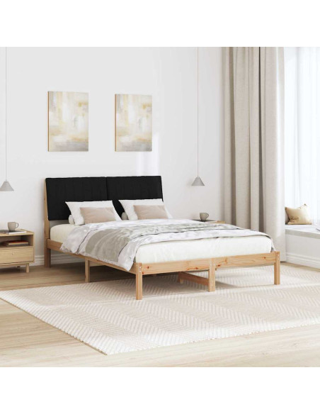 Struttura del letto Marrone 135 x 190 cm Pino massello