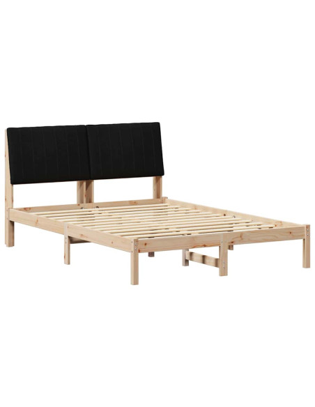 Struttura del letto Marrone 135 x 190 cm Pino massello
