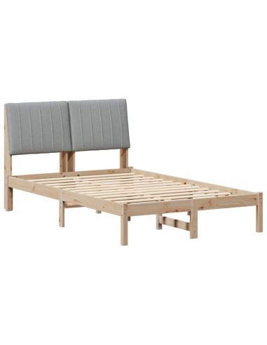 Struttura del letto Marrone 120 x 190 cm Pino massello