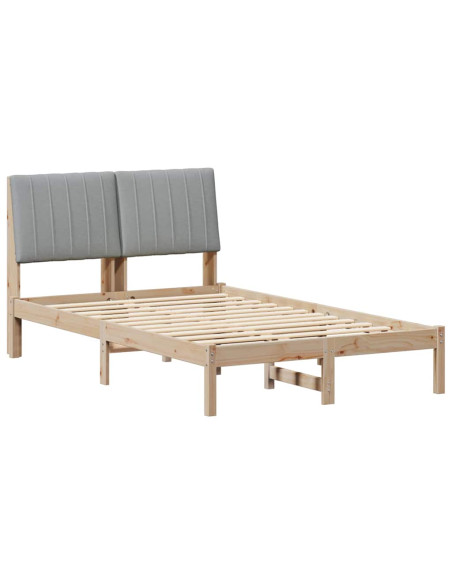 Struttura del letto Marrone 120 x 190 cm Pino massello