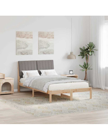 Struttura del letto Marrone 120 x 190 cm Pino massello