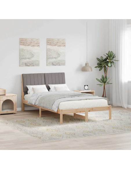 Struttura del letto Marrone 120 x 190 cm Pino massello