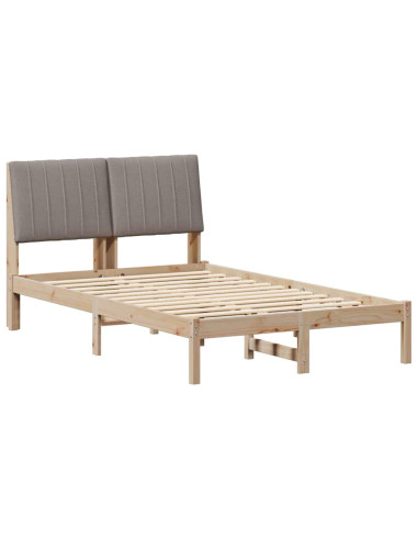 Struttura del letto Marrone 120 x 190 cm Pino massello