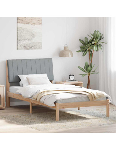Struttura del letto Marrone 100 x 200 cm Pino massello