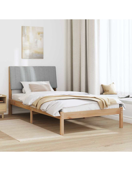 Struttura del letto Marrone 100 x 200 cm Pino massello