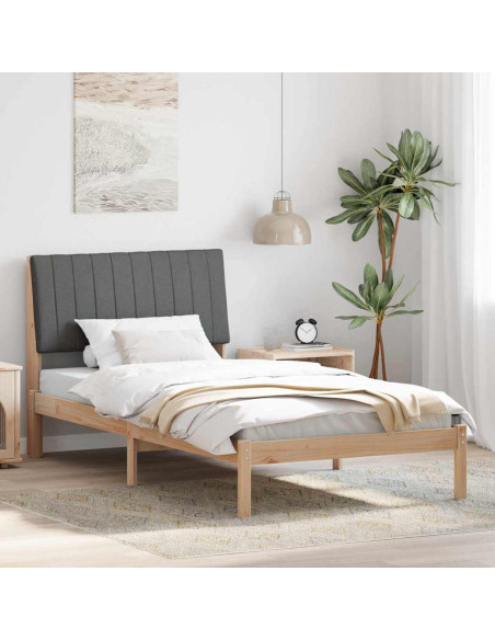 Struttura del letto Marrone 100 x 200 cm Pino massello