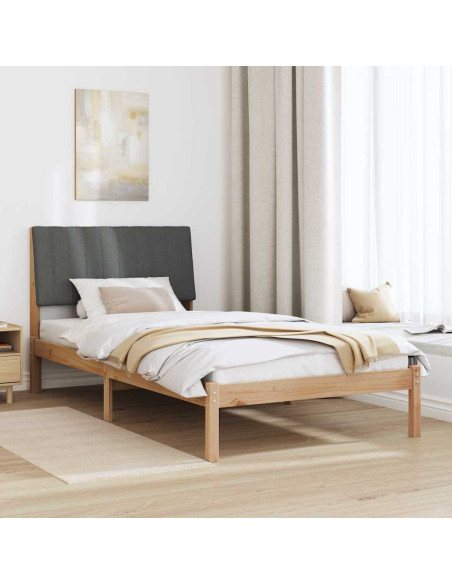 Struttura del letto Marrone 100 x 200 cm Pino massello