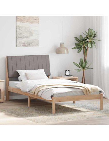Struttura del letto Marrone 100 x 200 cm Pino massello