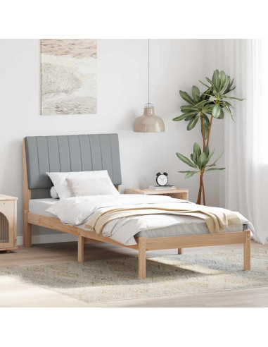 Struttura del letto Marrone 90 x 200 cm Pino massello