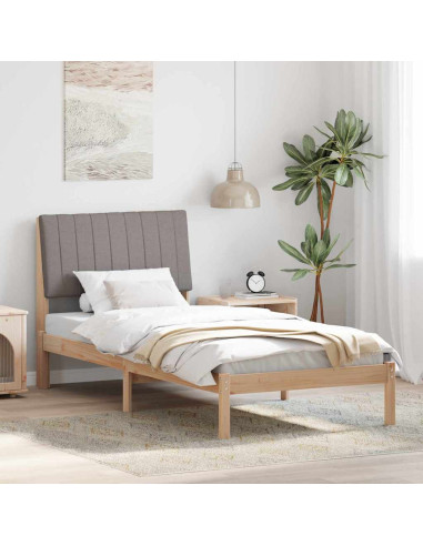 Struttura del letto Marrone 90 x 200 cm Pino massello