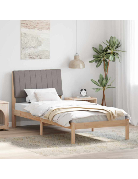 Struttura del letto Marrone 90 x 200 cm Pino massello