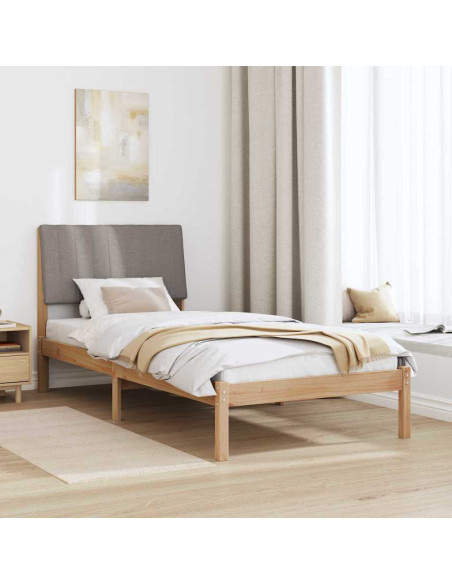 Struttura del letto Marrone 90 x 200 cm Pino massello