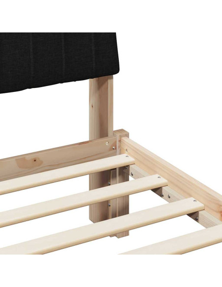 Struttura del letto Marrone 80 x 200 cm Pino massello