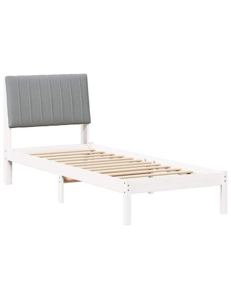 Struttura del letto Bianco 80 x 200 cm Pino massello
