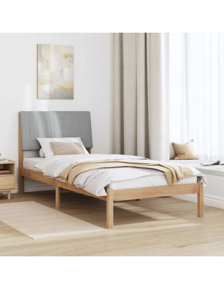 Struttura del letto Marrone 90 x 190 cm Pino massello