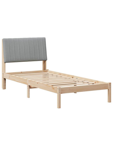 Struttura del letto Marrone 90 x 190 cm Pino massello