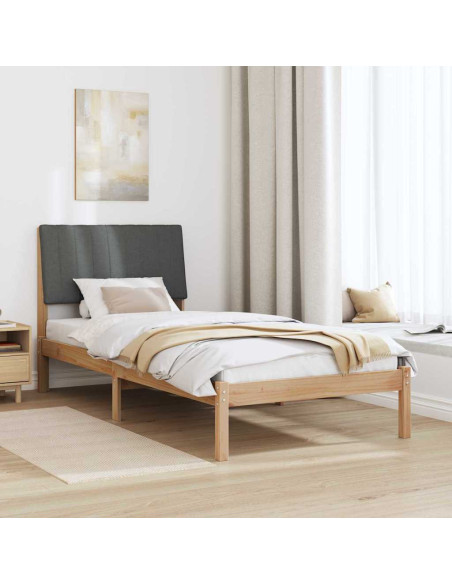 Struttura del letto Marrone 90 x 190 cm Pino massello