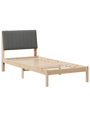 Struttura del letto Marrone 90 x 190 cm Pino massello