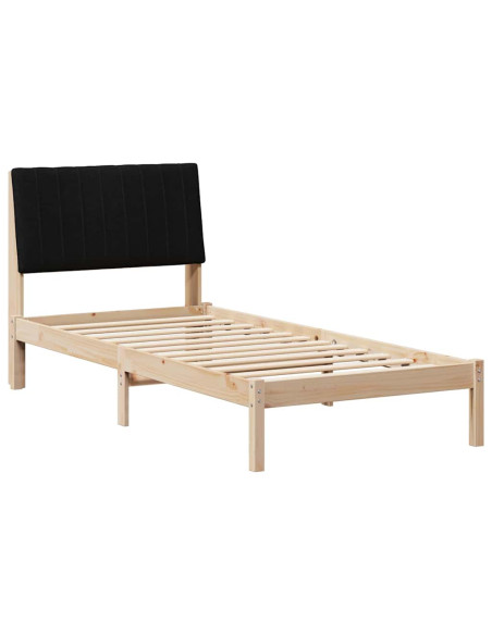 Struttura del letto Marrone 90 x 190 cm Pino massello