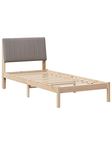 Struttura del letto Marrone 90 x 190 cm Pino massello