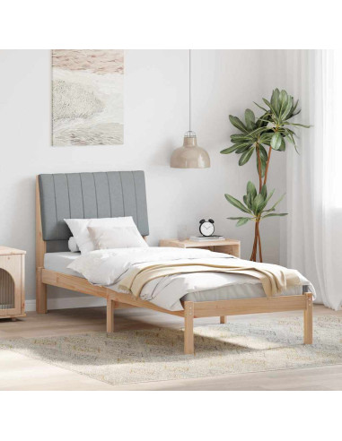 Struttura del letto Marrone 75 x 190 cm Pino massello