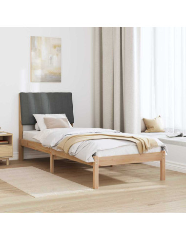 Struttura del letto Marrone 75 x 190 cm Pino massello