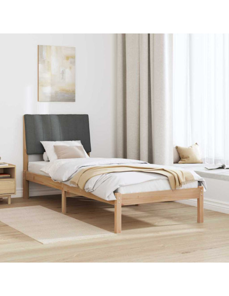 Struttura del letto Marrone 75 x 190 cm Pino massello