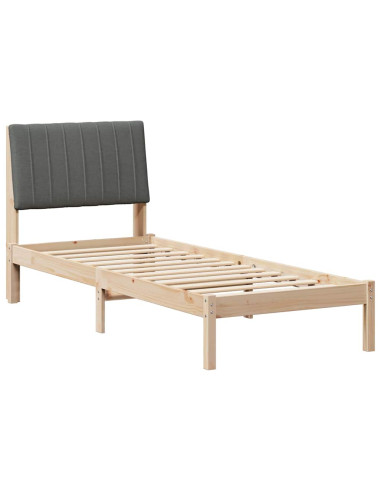 Struttura del letto Marrone 75 x 190 cm Pino massello