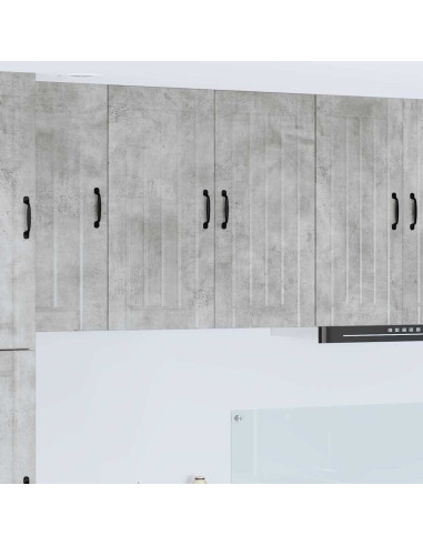 Pensile cucina Grigio cemento 80 x 31 x 80 cm Legno multistrato