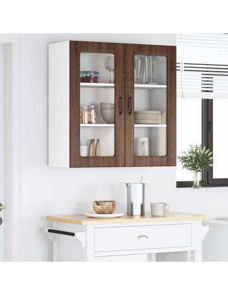 Pensile cucina Rovere Marrone 80 x 31 x 80 cm Legno multistrato