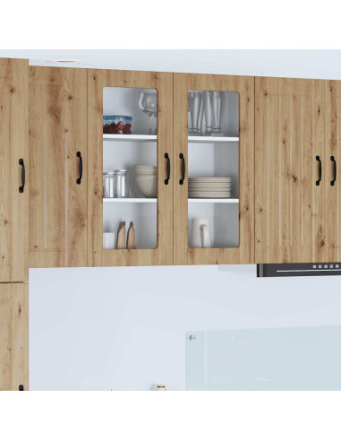 Pensile cucina Rovere artigianale 80 x 31 x 80 cm